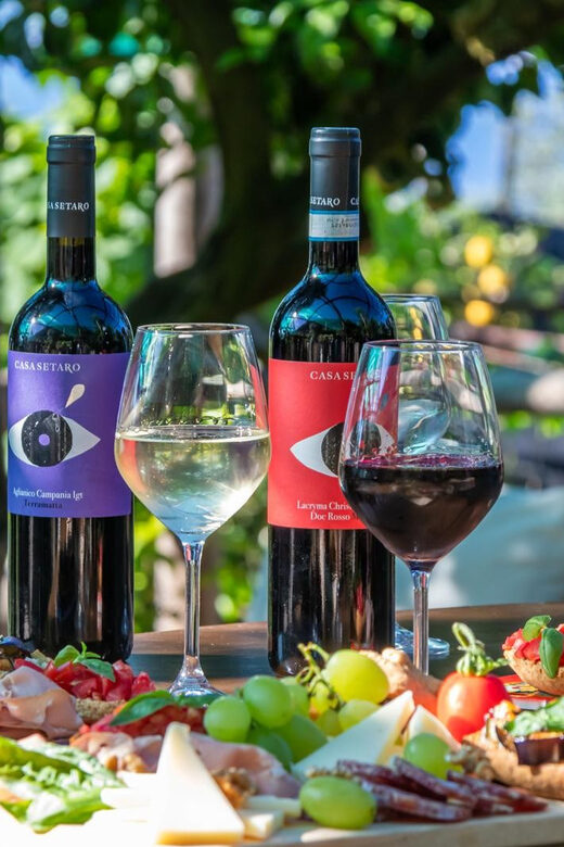 Sorrento: Wine Tasting Overlooking the Sea in a Lemon Grove - Price and value: what $112.15 buys you