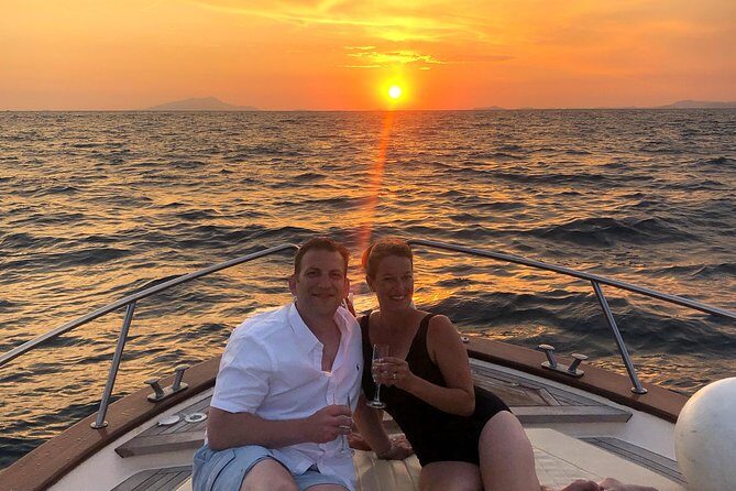 Sunset Boat Tour from Sorrento to Capri - Swimming and Snorkeling Near the Coast: Gear Included, Clock Included