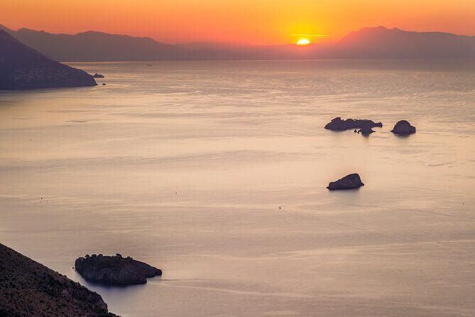 Sunset boat tour of the Amalfi Coast - Stop 3: Furore Fjord at sunset and why timing wins