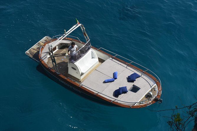 Sunset tour by private boat - Green Grotto and Punta Carena Lighthouse: sunset hits hardest here