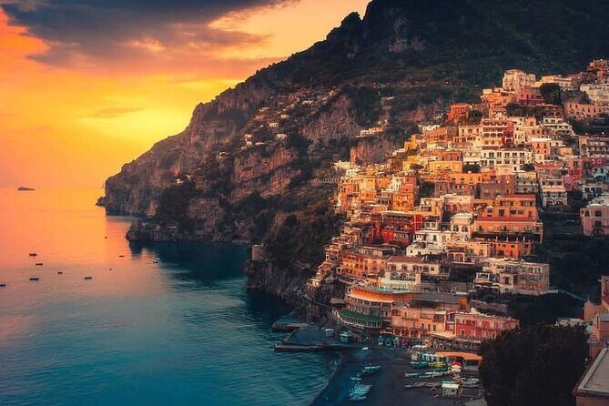 Sunset Tour in Positano and Amalfi from Sorrento by car - Positano after the crowds: shopping lanes, stairways, and photo stops