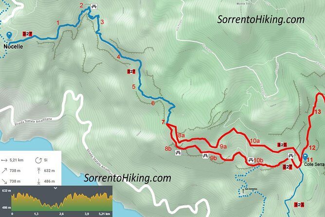 The Path of the Gods - Walking Tour - Hiking - Trekking Amalf Coast - From Bomerano to Nocelle: 7.5 km of steep work