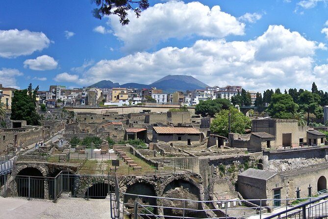 Vesuvius,Herculaneum,Pompeii from Naples or Sorrento - Pompeii Archaeological Park: streets, buildings, and the feeling of time travel