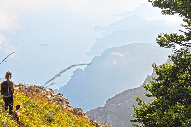 Walk around Faito Mountain, the Highest Point of the Amalfi Coast and Sorrento Peninsula - The panorama walk: Amalfi, Sorrento, Vesuvius, and Gulf-of-Naples scale