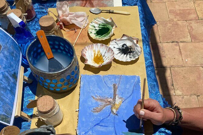 Workshop Fresco Painting & Aperitivo Seaview in Sorrento coast - Fresco Painting in a Sorrento-Era Home With a Sea View