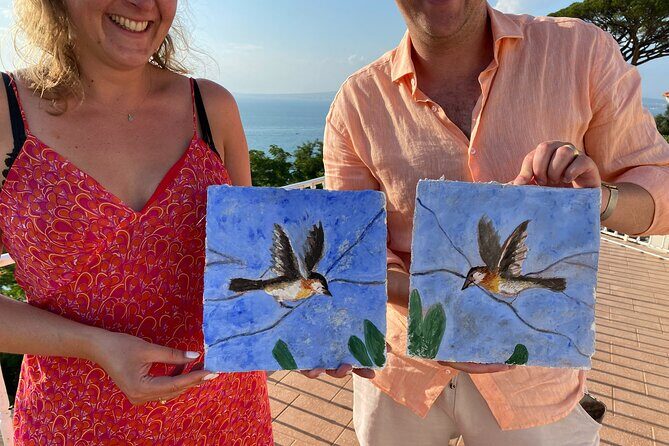 Workshop Fresco Painting & Aperitivo Seaview in Sorrento coast - How the Fresco Workshop Unfolds in Real Time